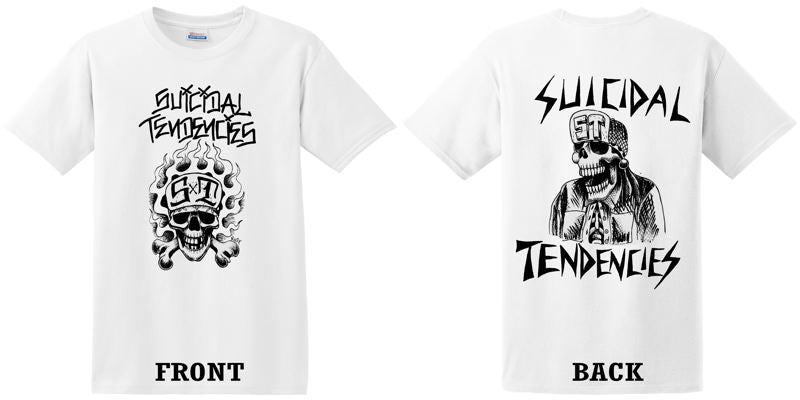ボディgiantsuicidal tendencies T-shirt ©︎1992 white