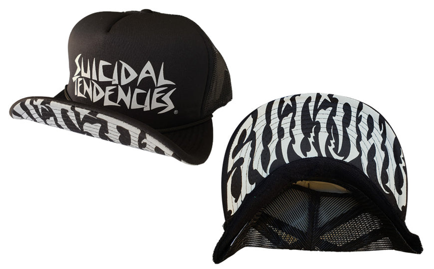 OG Flip Up Hat Suicidal Brim Assorted Colors Black